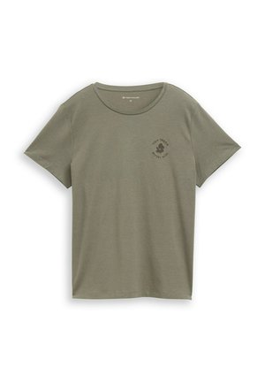 TOM TAILOR, Basic T-shirt - cloudy green