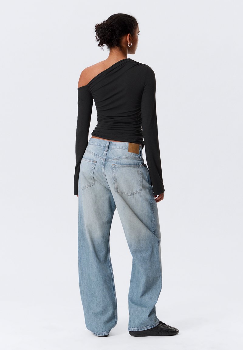 Felpa Abito Con Cappuccio Asimmetrica Donna - Manica Lunga, Tasca Frontale, Vestibilità Comoda, Poliestere - 2