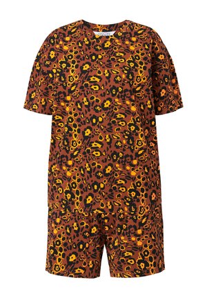 Studio Untold KURZER  LEO SET - Pyjama set - fawn brown