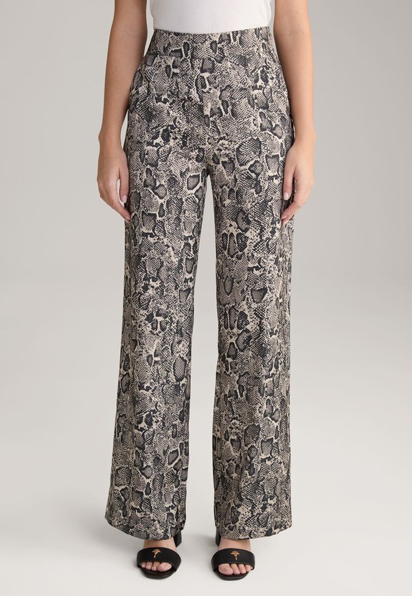 PHILINE - Stoffhose - braun schwarz