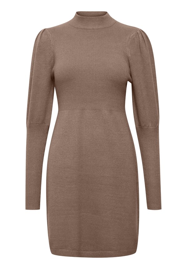 BYNONNINA - Jumper dress - caribou melange2