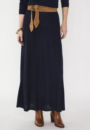 OCTAVE - Jupe longue - bleu