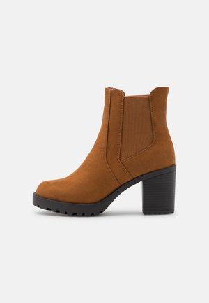 Bottines - cognac