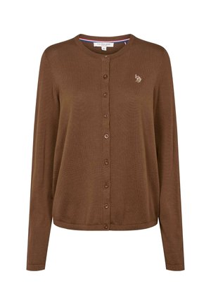 U.S. Polo Assn., UWKIMMI CARDIGAN - Vest - chestnut