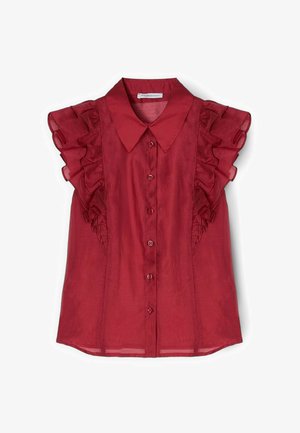 Motivi, CAMICIA CON VOLANTS - Blusa - rosso