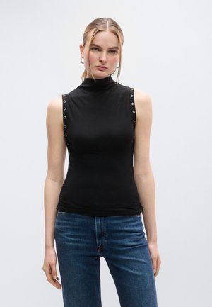 MOCK NECK - Débardeur - black