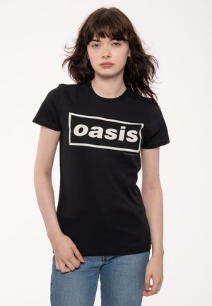 Paradiso Clothing DECCA BAND LOGO  - Print T-shirt - black