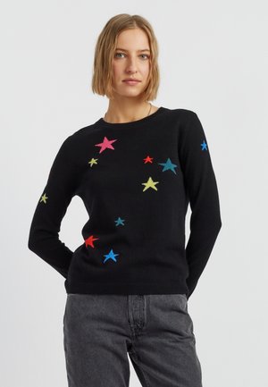 STAR - Pullover - black multi aw