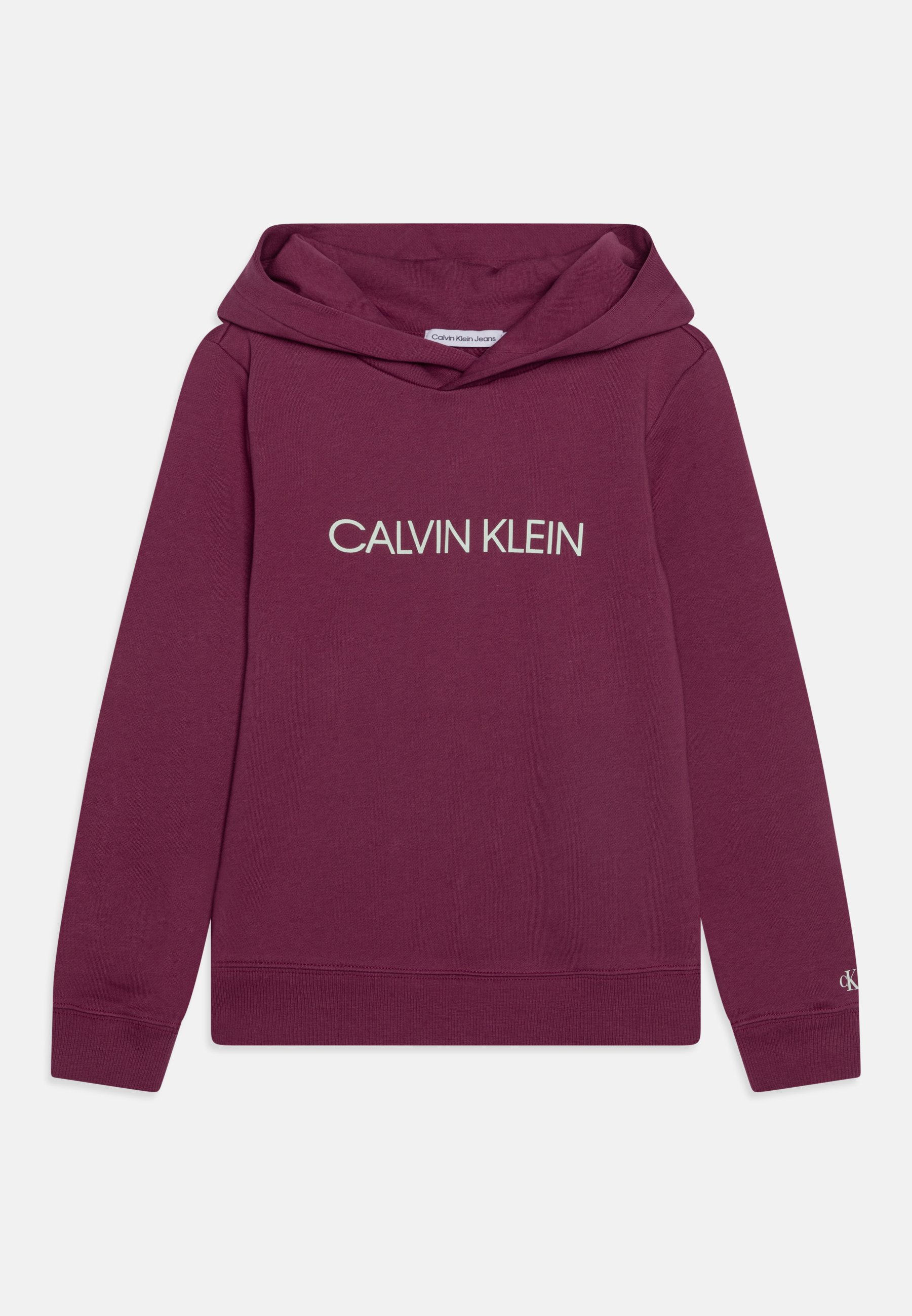 Calvin Klein Jeans INSTITUTIONAL LOGO HOODIE UNISEX - Sweat à capuche -  amaranth/lilas - ZALANDO.FR