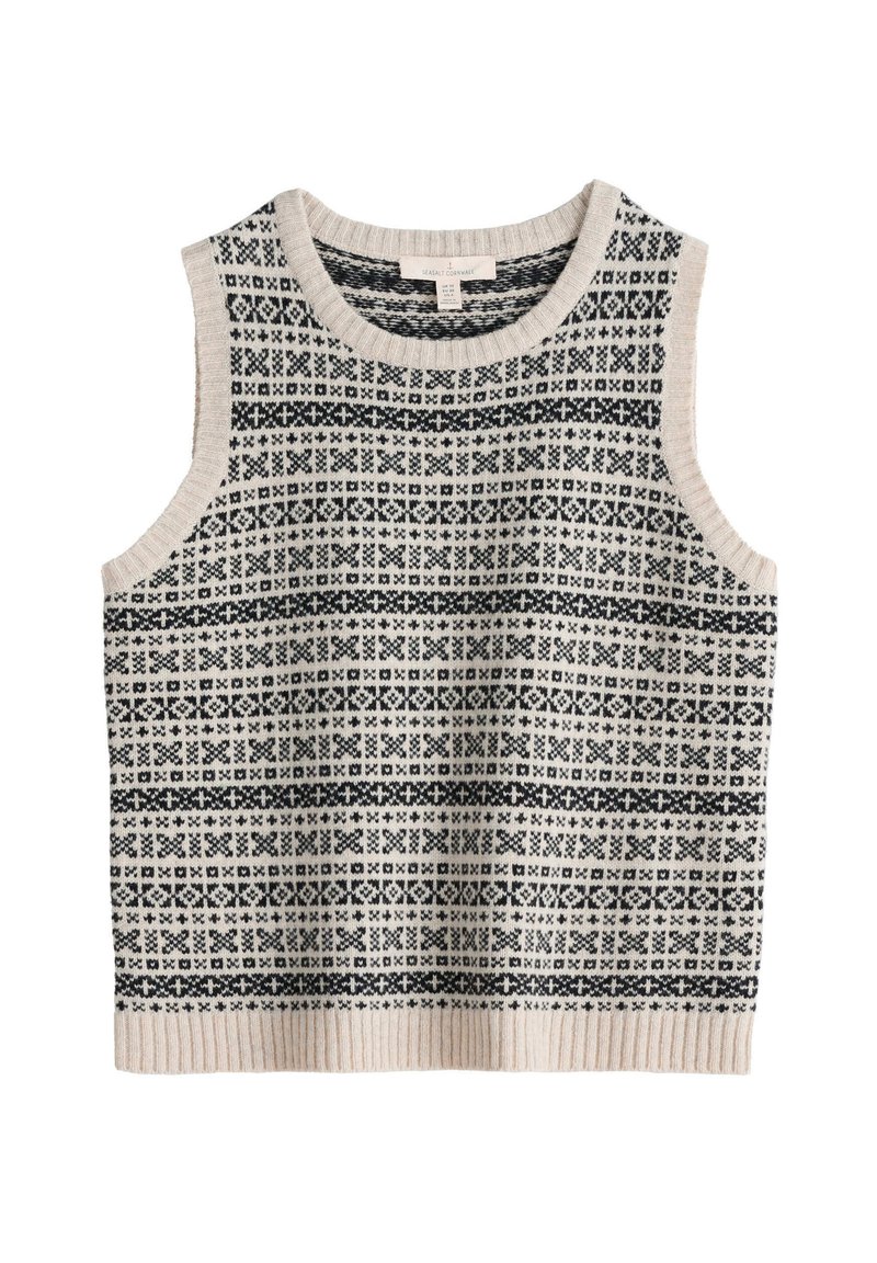 Seasalt Cornwall PERCELLA COVE - Jumper - natural wheal towan aran onyx ...