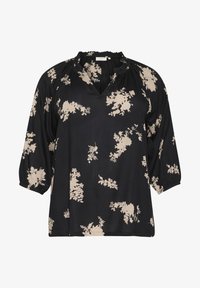 Unausgewählt, black brown flower print