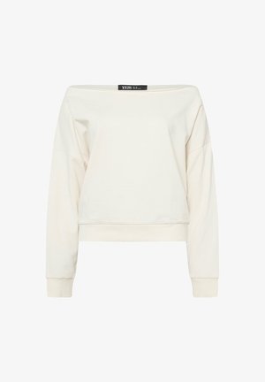 Yours Clothing, WOMEN'S SWEATSHIRTS & HOODIES - Collegepaita - ivory