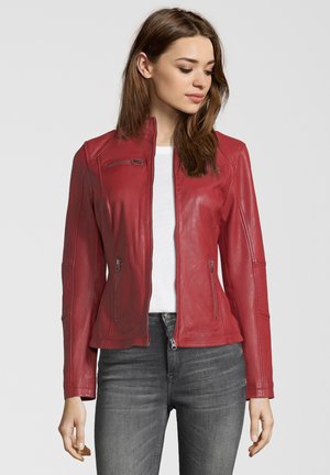 SUSAN - Lederjacke - red