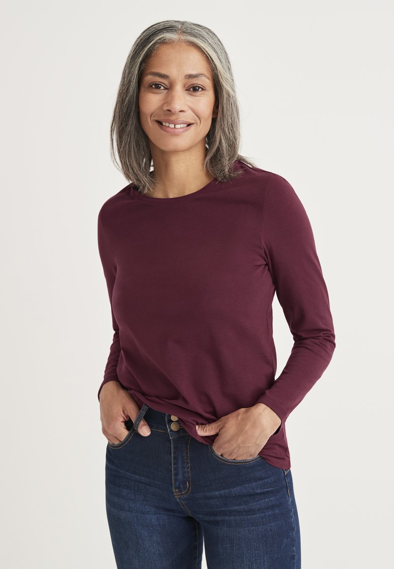 Cellbes of Sweden WITH LONG SLEEVE - Pitkähihainen paita - wine red