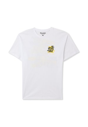 Terranova ORSETTO FRONTE RETRO - T-shirt con stampa - bianco ottico