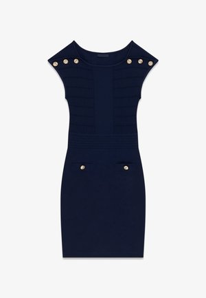 Guess, SQUARE NECK CARMEN SWTR DRESS - Robe pull - dunkelblau