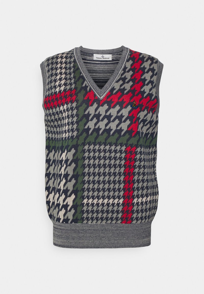 Herren Strickjacken | Vivienne Westwood DAVID VEST UNISEX Strickpullover grey base/grau - MU49612 Herren Strickjacken | Vivienne Westwood DAVID VEST UNISEX Strickpullover grey base/grau - MU49612