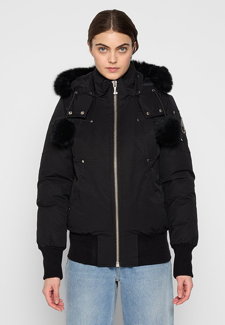 Moose Knuckles Gewatteerde jas zwart