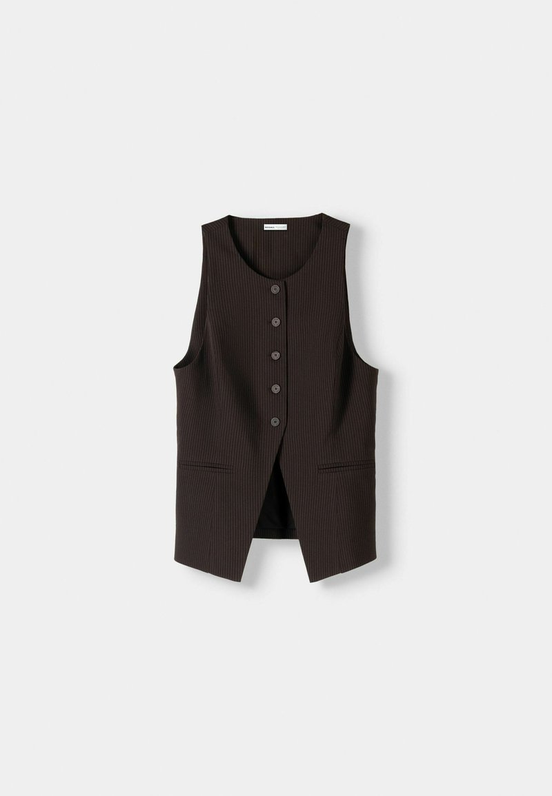 Bershka Bodywarmer donkerbruin