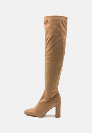 High Heel Stiefel - taupe