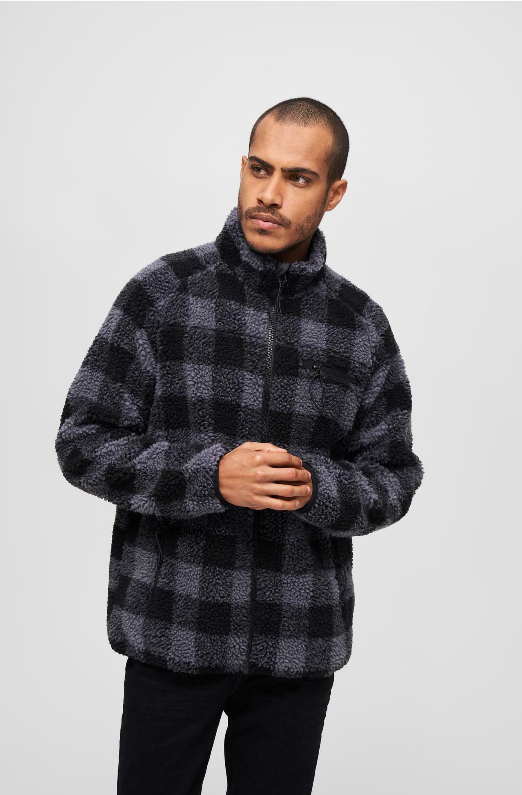 Herren Jacke Teddy Fleece Winterjacke Teddy Winterjacke Herren - Main Image