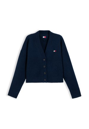 Tommy Jeans, FLUFFY BADGE - Ζακέτα - dark blue
