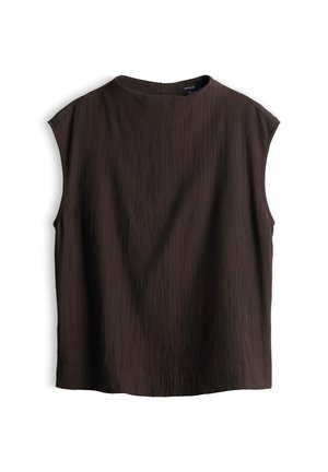OPUS, SLIM CRINKLE FIT - T-Shirt basic - affogato
