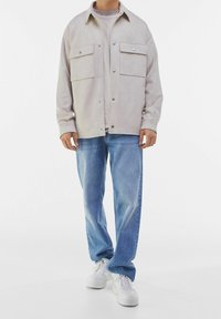 Bershka Jacka i konstläder - stone