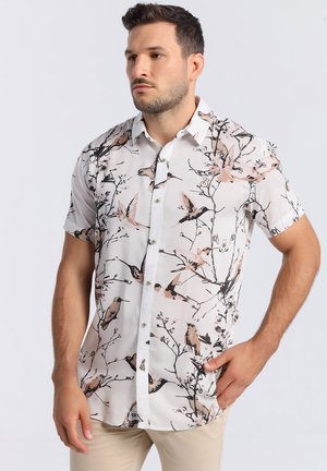 KURZÄRMELIGES - Shirt - weiß