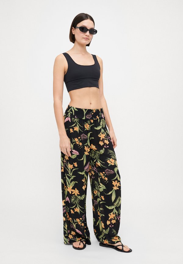 ALONG THE BEACH PRINTED - Beach accessory - anthracite2