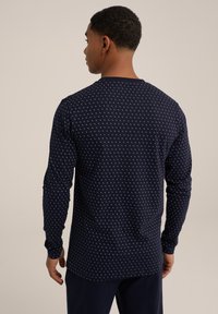 WE Fashion MET DESSIN - Apatiniai marškiniai - blue