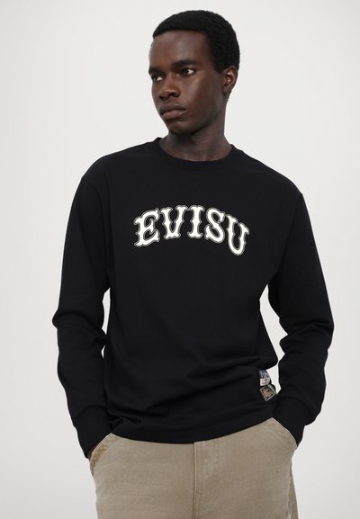 Evisu SEAGULL PRINT PANTS - Blugi loose fit - beige