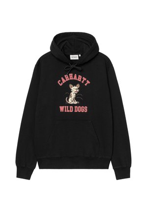Carhartt WIP, CARHARTT WIP WILD DOG HOODY LIFESTYLE - TEXTILIEN - SWEATSHIRTS - Kapuzenpullover - schwarz