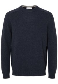 SLHNEWCOBAN CREW NECK - Neule - dark sapphire