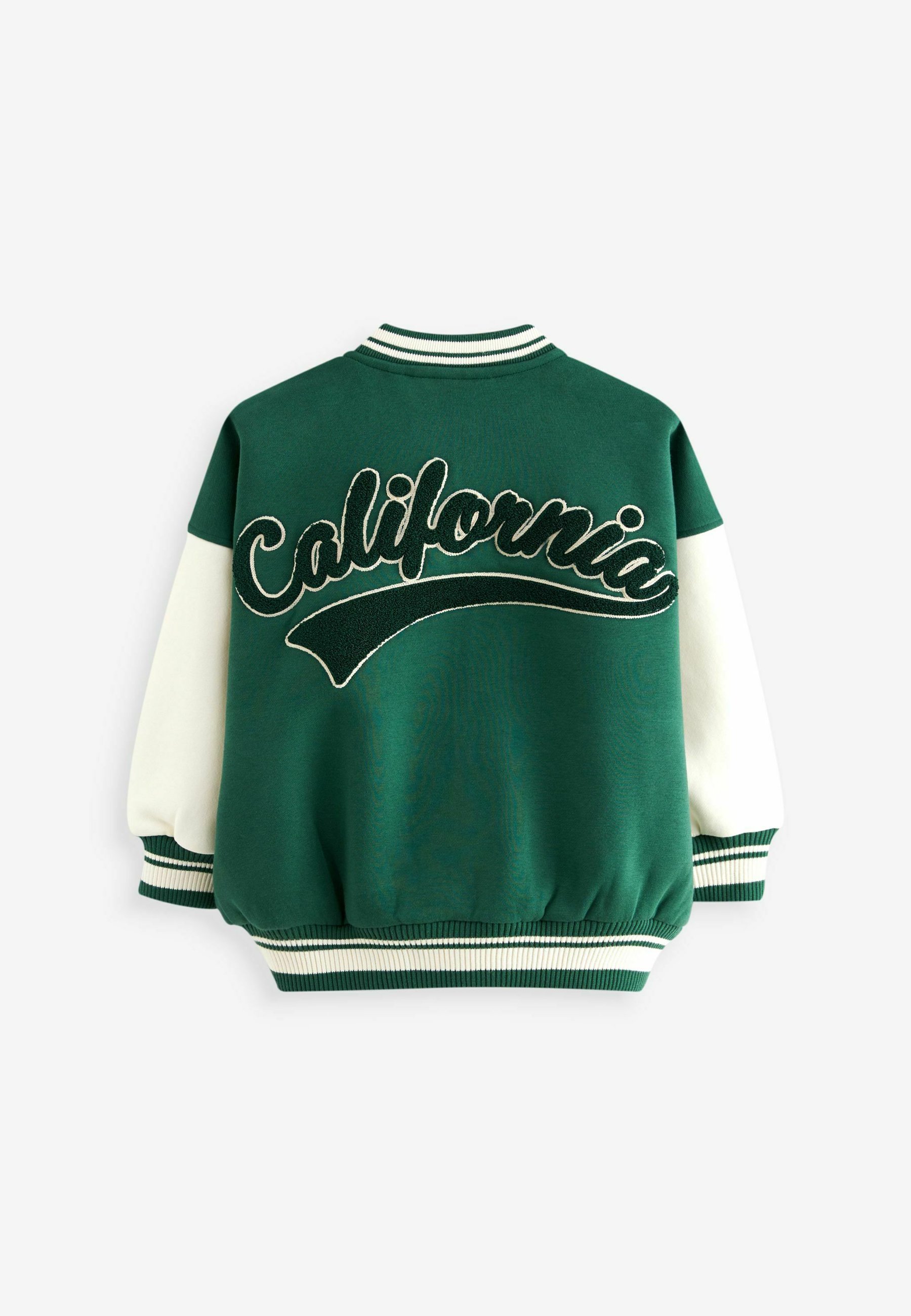 Next VARSITY EMBROIDERED - REGULAR FIT - Bomber Jacket - green