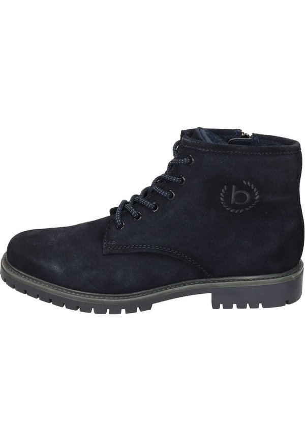 Schnürstiefelette - dunkelblau