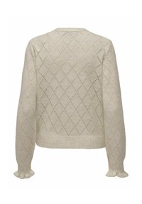 JDY JDYLETTY LS V-NECK - Vest - whitecap gray