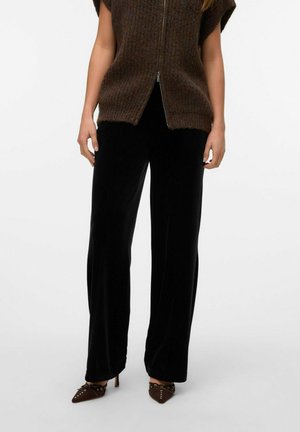 VMSHANNA - Auduma bikses - black