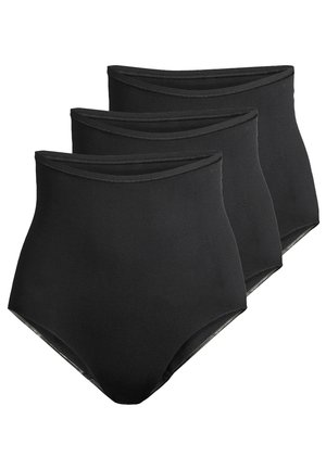 HIGH WAIST 3ER PACK INSHAPE - Culotte - schwarz