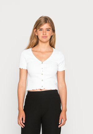 PCAMUDI - Chaqueta de punto - bright white