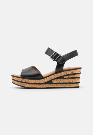 Sandales à plateforme - black