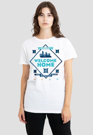 Cotton Soul, HARRY POTTER HOGWARTS WELCOME HOME - T-Shirt print - white