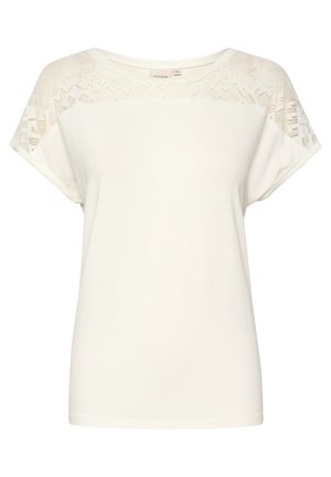 Cream CRTRULLA  - T-shirt med print - snow white