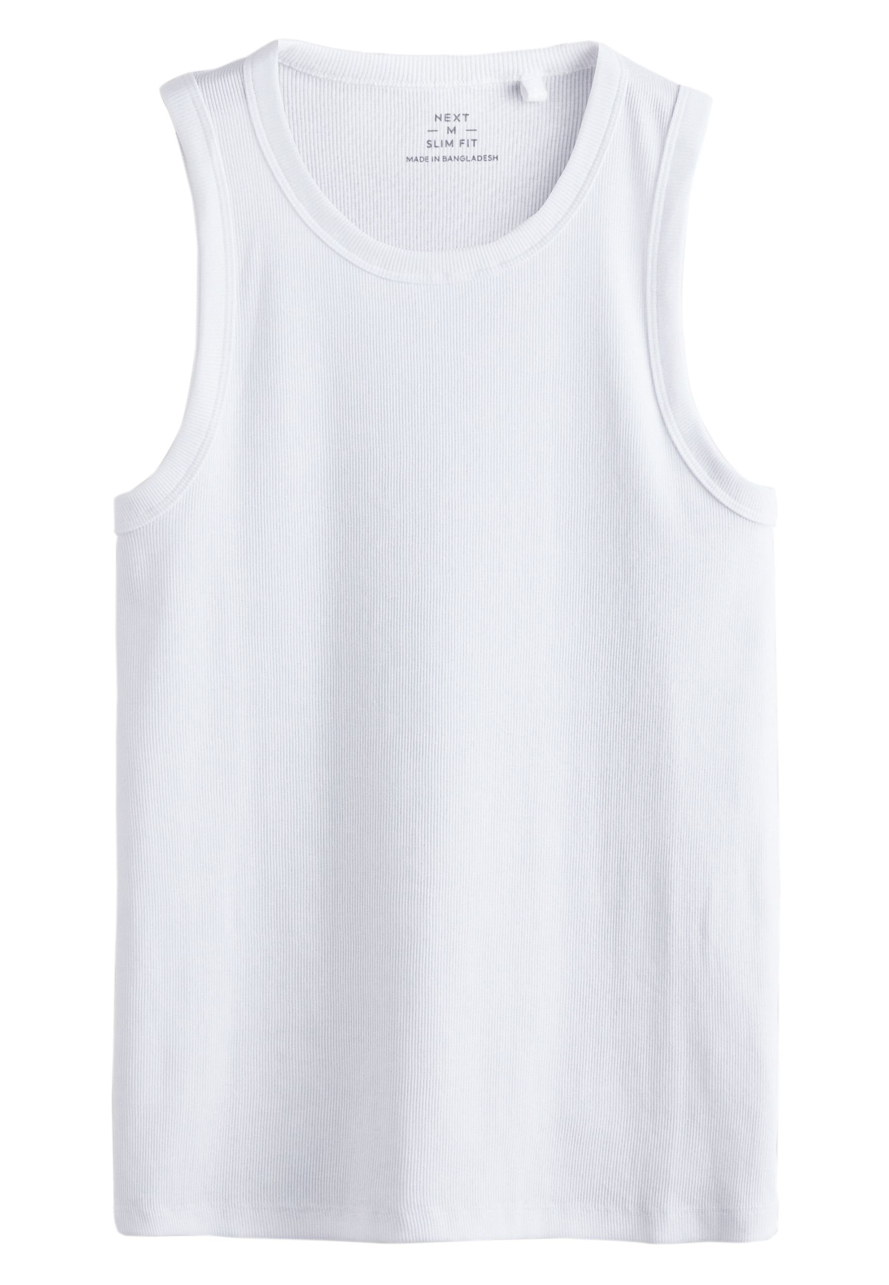 Pack 48 Débardeurs Homme BILLIONHATS Coton - Blanc, Tailles S à XL, Neuf Avec étiquettes