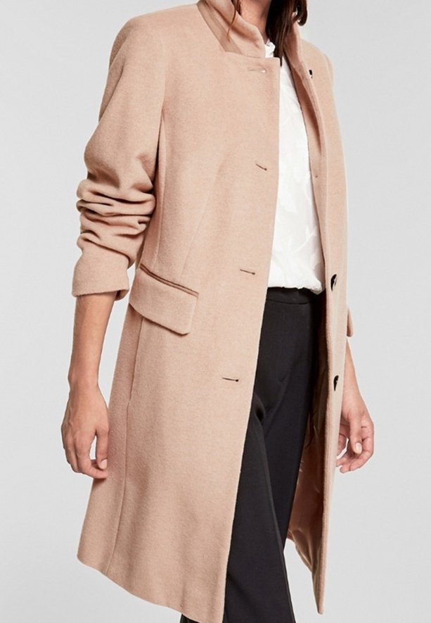 s.Oliver BLACK LABEL Abrigo clásico - beige