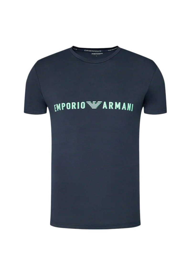Emporio Armani T-shirt print blauw