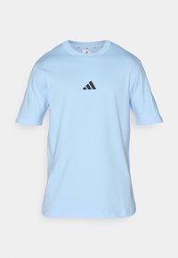 T-paita - glow blue/black
