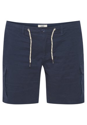 Marine cargo shorts lavet af robust stof, med to sidelommer, en snor i taljen og en enkelt knaplukning.