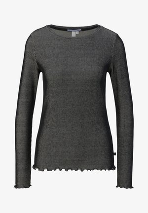 T-shirt à manches longues - schwarz