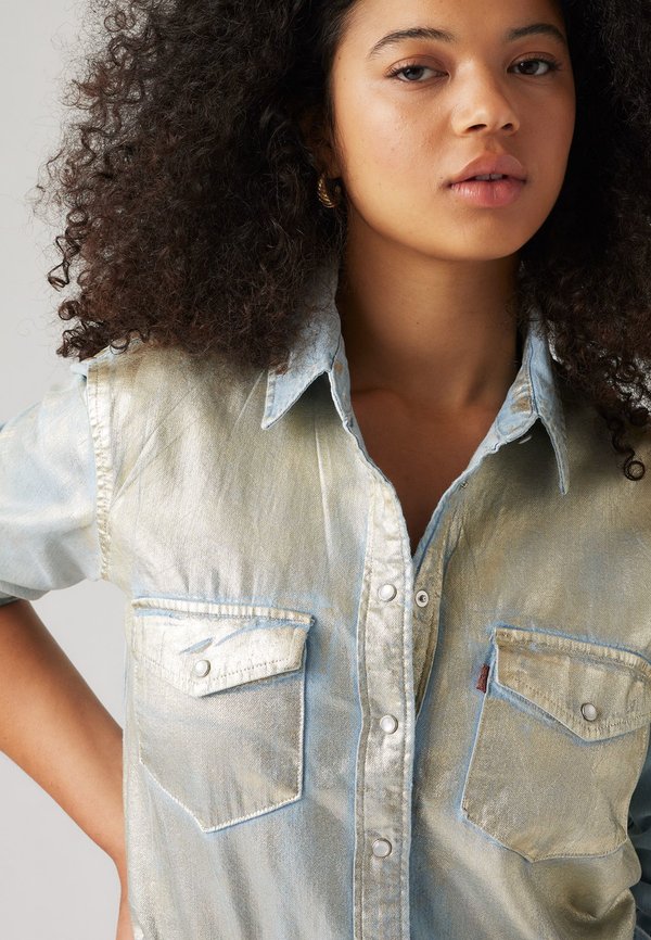 ICONIC WESTERN - Button-down blouse - optical illusion top3